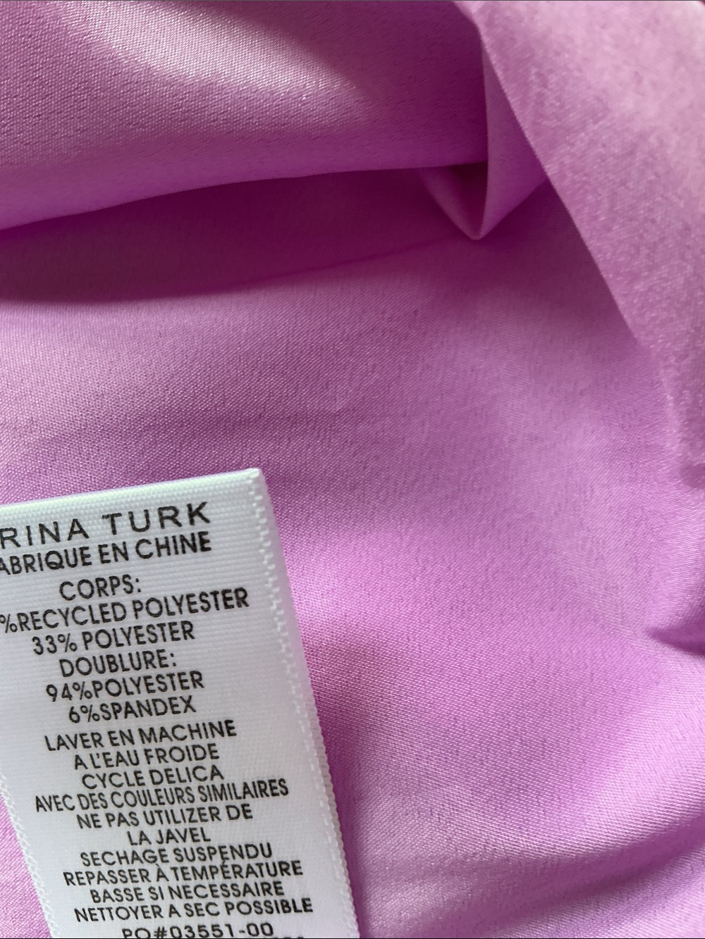 TRINA TURK EQUINOX Lilac Off-Shoulder Dress - Picture 5 of 8